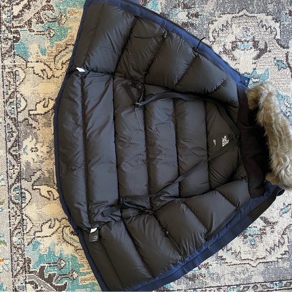Northface Womens Expedition MucMurdo Parka Size Large Summit Navy NWT - Picture 13 of 16